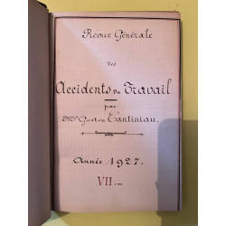 Revue Générale des accidents du travail Tome vii année
