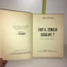 Jean Bécuwe dédicace faut il DEMOLIR ESCULAPE n 2030 de 1962
