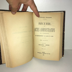 RECUEIL DES ACTES ADMINISTRATIFS DE LA PREFECTURE SAONE ET LOIRE...
