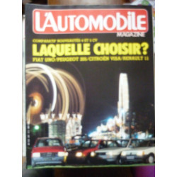 Magazine n443 Fiat uno peugeot 205 visa mensuel Mai 1983