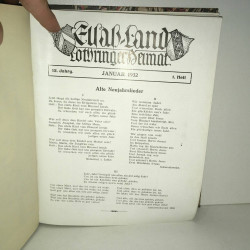 Reliure années 1931 1932 ELSASSLAND lothringer heimat elsass land...