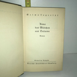 ANNA DAS mädchen AUS DALARNE Deutsche Hausbücherei