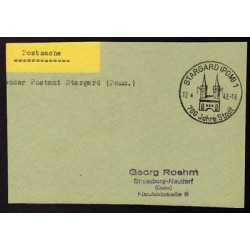 Postsache Absender Postamt STARGARD Pom 1 du 100343