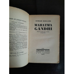 Romain Rolland Mahatma Gandhi Librairie 1928