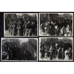 Lot 21 photos SEPPOIS-LE-BAS Alsace cérémonie Monument par H....