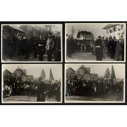 Lot 21 photos SEPPOIS-LE-BAS Alsace cérémonie Monument par H....