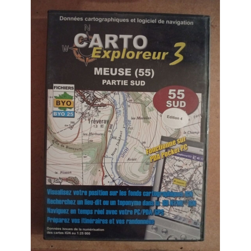 CartoExploreur 3 Meuse (55) Partie Sud