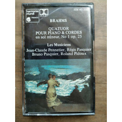 Brahms Quatuor pour Piano Cordes - Cassette Audio