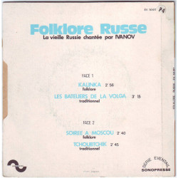 Ivanov Chante La Vieille Russie (Folklore Russe)