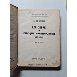 L'époque contemporaine : ses débuts (1789-1848)
