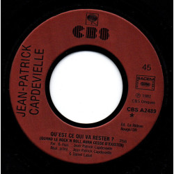 Qu'est-ce Qui Va Rester (Quand Le Rock'n'Roll Aura Cesse D'exister ?)