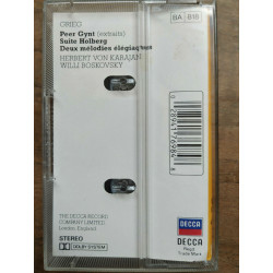 Grieg Peer Gynt Suite Holberg - Karajan Boskovsky Cassette Audio-K7