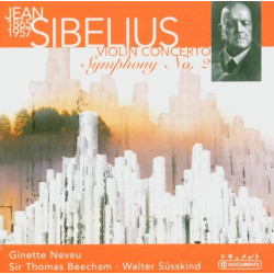 Sibelius : Concerto pour violon , Symphonie n° 2