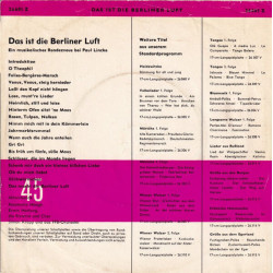 Das Ist Die Berliner Luft (Ein Musikalisches Rendezvous Bei Paul...