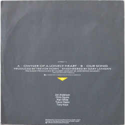 Owner Of A Lonely Heart