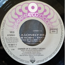 Owner Of A Lonely Heart