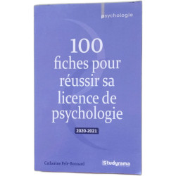 100 fiches pour réussir sa licence de psychologie: 2020-2021