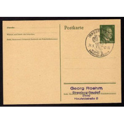 Ganzsache INNSBRUCK-IGLS Cachet Spécial 240843 WW2