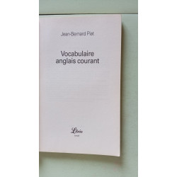 Vocabulaire anglais courant