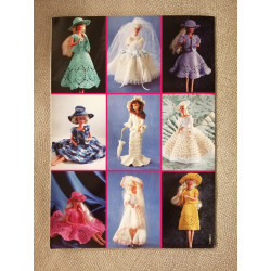1000 Mailles Robes de Princesse au Crochet pour Poupée-Mannequin