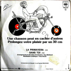 La Primavera / Sans Toi