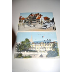 CPA 67 STRASBOURG Le préfecture et la cathédrale Pont du corbeau