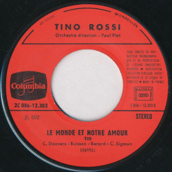 Parle Plus Bas (Speak Softly Love) / Le Monde Est Notre Amour (Till)