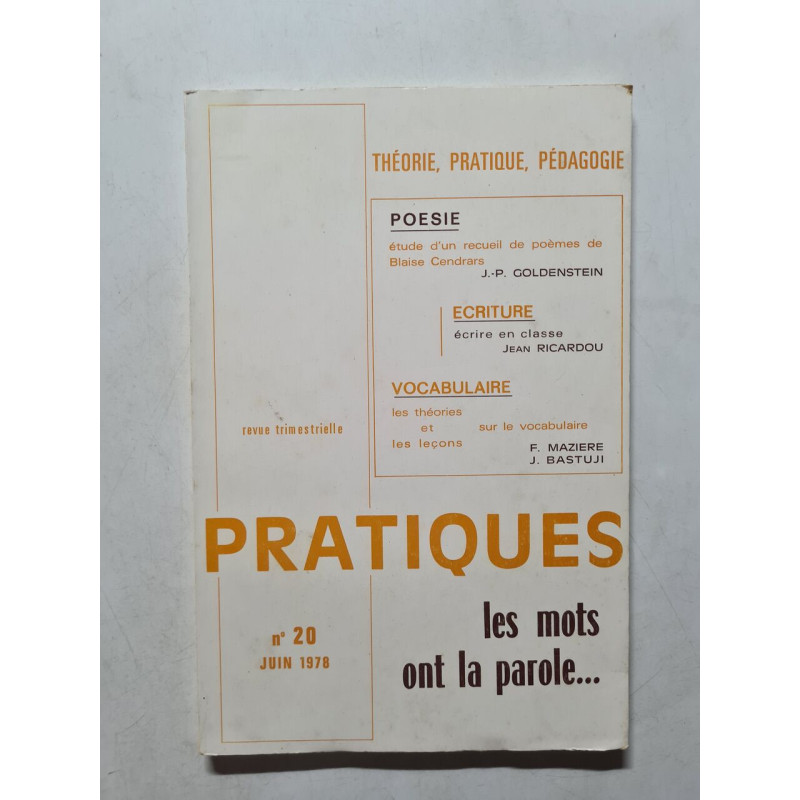 Pratiques les mots ont la parole
