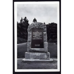 CPA Carte photo seppois le bas Monument du Groupe Mobile d'Alsace GMA