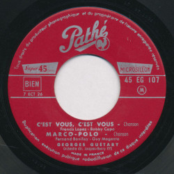 Moulin Rouge / Ma Chanson / C'est Vous C'est Vous / Marco-Polo