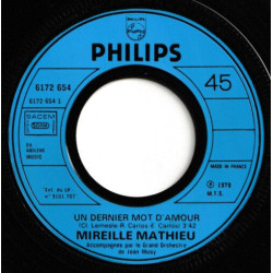 Un Dernier Mot D'amour / Je T'aime Avec Ma Peau