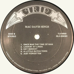 Mac Davis Sings