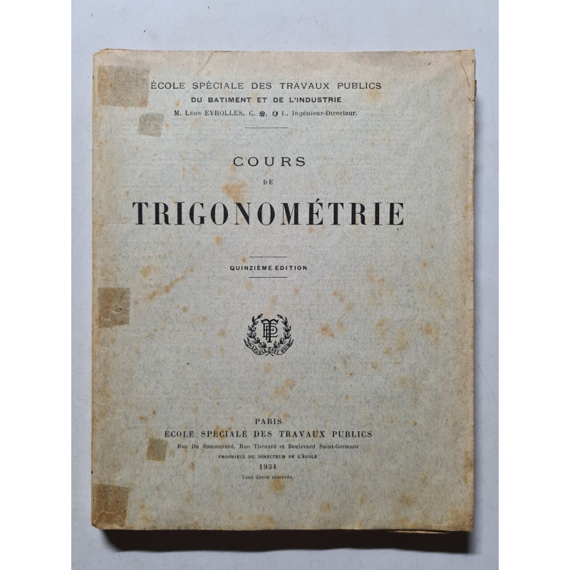 COURS DE TRIGONOMÉTRIE