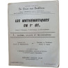 Les mathématiques en 1re BT