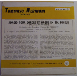 Adagio Pour Cordes Et Orgue