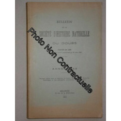 Bulletin de la Société d'histoire naturelle du Doubs