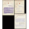 3 Factures Docs ETABLISSEMENTS PORCHER Fonderie Emaillerie Usine...