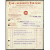 3 Factures Docs ETABLISSEMENTS PORCHER Fonderie Emaillerie Usine...