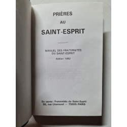 Prières au saint-Esprit