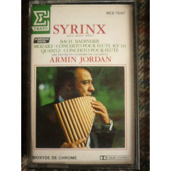 SYRINX A LA FLUTE DE PAN BACH MOZART QUANTZCassette Audio-K7 ERATO...
