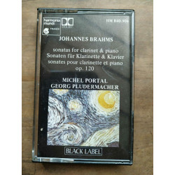 Brahms Sonatas for Clarinet and Piano Michel Portal Cassette Audio...