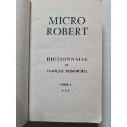 Dictionnaire micro robert du français primordial