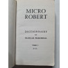 Dictionnaire micro robert du français primordial