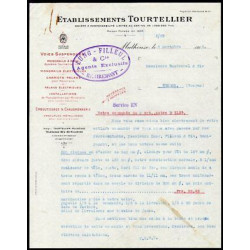 Facture Ets Tourtellier à Mulhouse Appareils de Levage et de...