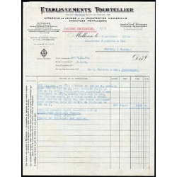 Facture Ets Tourtellier à Mulhouse Appareils de Levage et de...