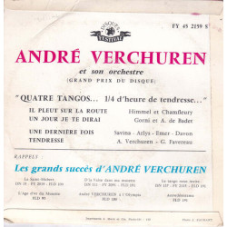 Avec Quatre Tangos Vous Offre... "Un Quart D'heure De Tendresse"