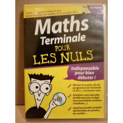 Maths terminale pour les nuls CD-ROM PC