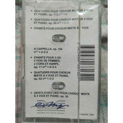 Johannes brahms Ensemble Vocal Cassette audio-k7 NEUVE