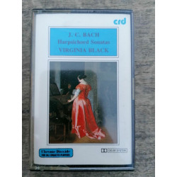 J.C. Bach Harpsichord Sonatas-Virginia Black Cassette CRDC 4153
