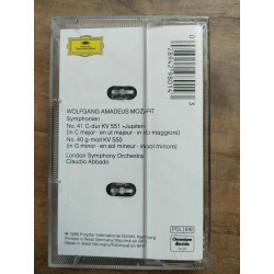 Mozart Symphonien Nos 40 41 Jupiter - Claudio Abbado Cassette Audio-K7